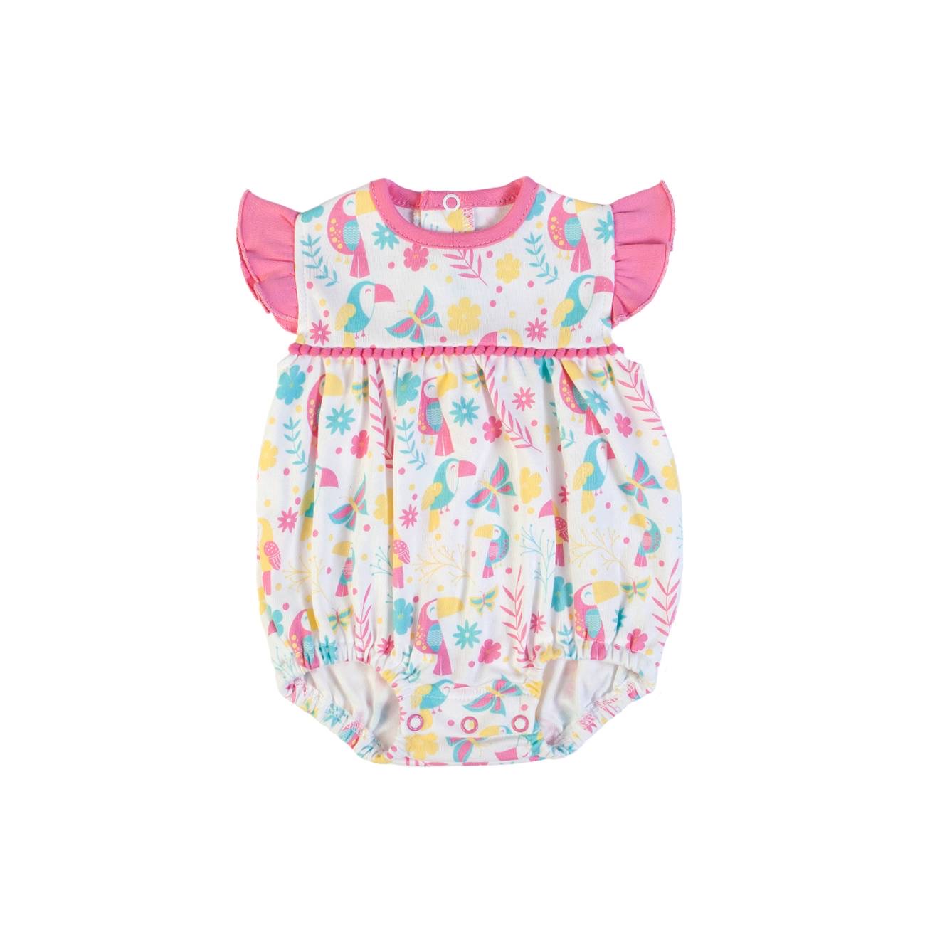 IMG_5372 FS Baby | Zomer romper 'Tropical tucan'