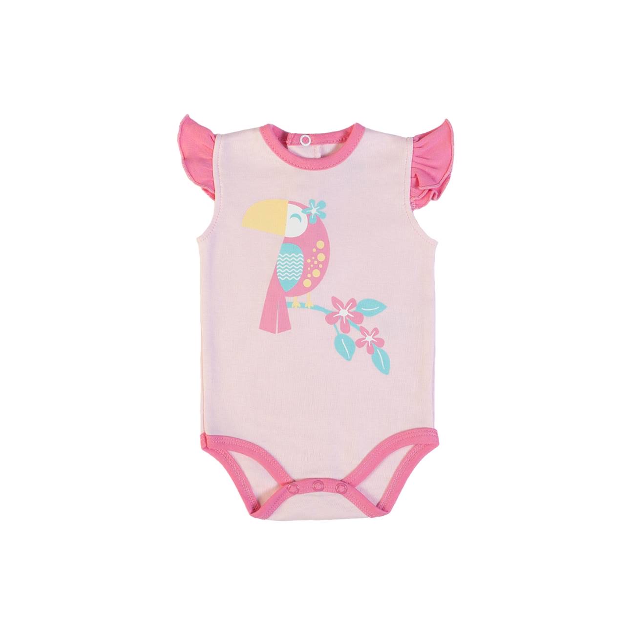 IMG_5377 FS Baby | Romper 'Tropical tucan'