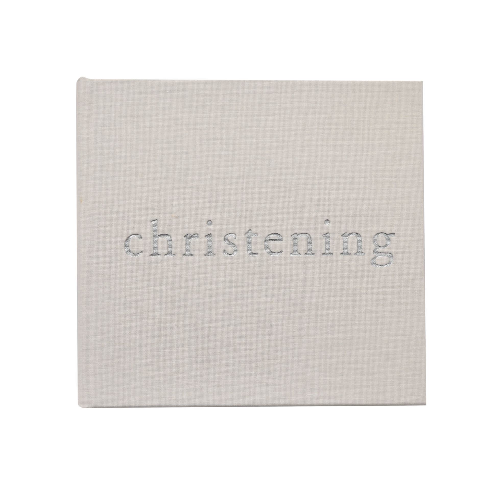 cg1017 Linnen fotoalbum Doop " Christening " | Bambino