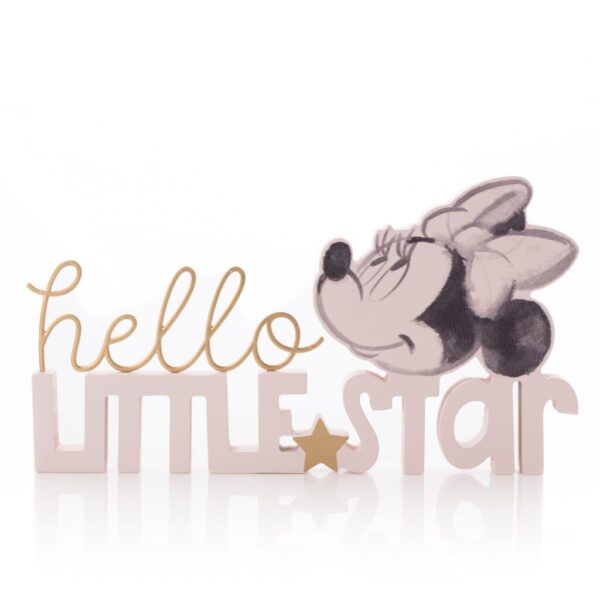 Disney Decoratieblok Minnie 'Hello Little Star'