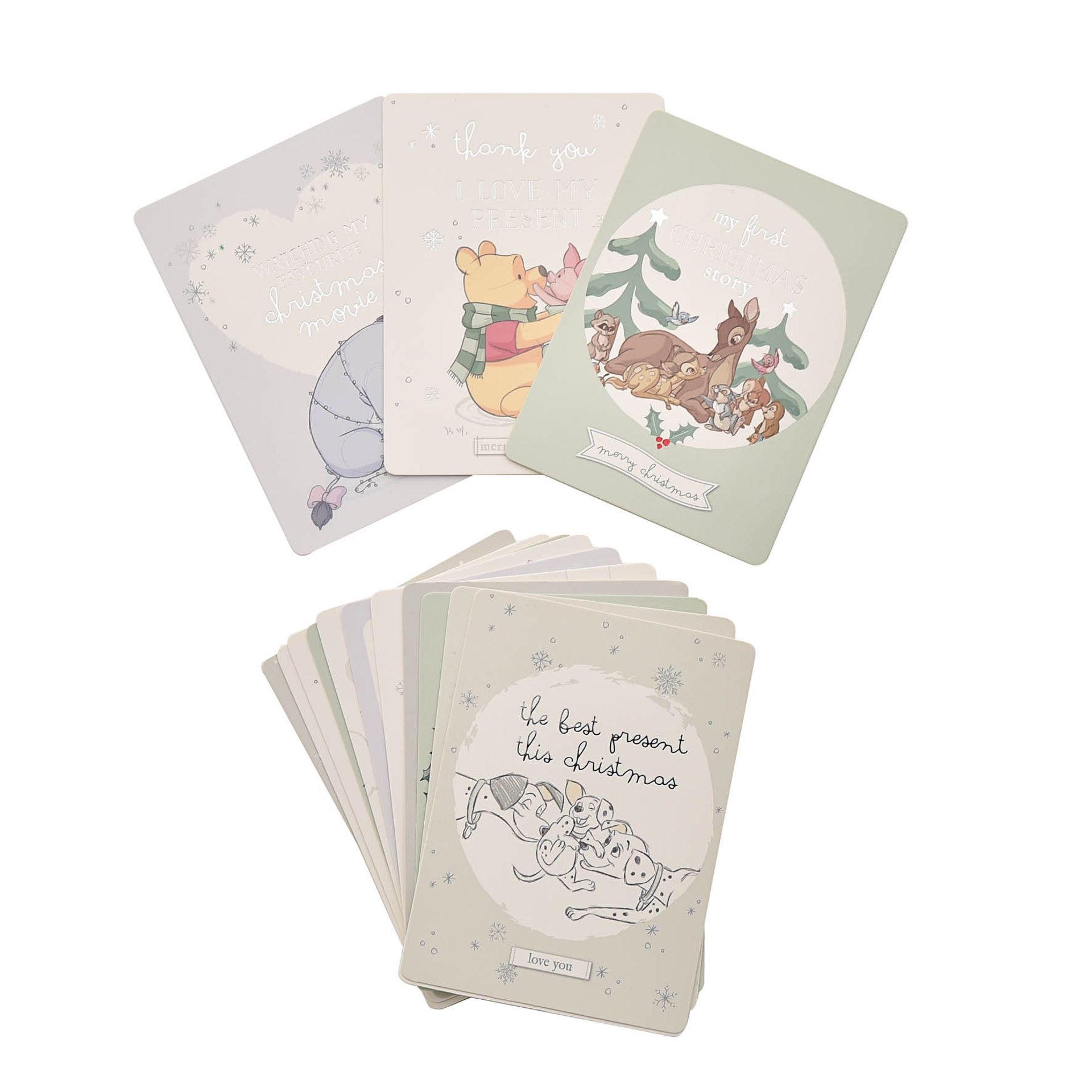 Disney Milestone Kaarten - 'Baby's First Christmas´