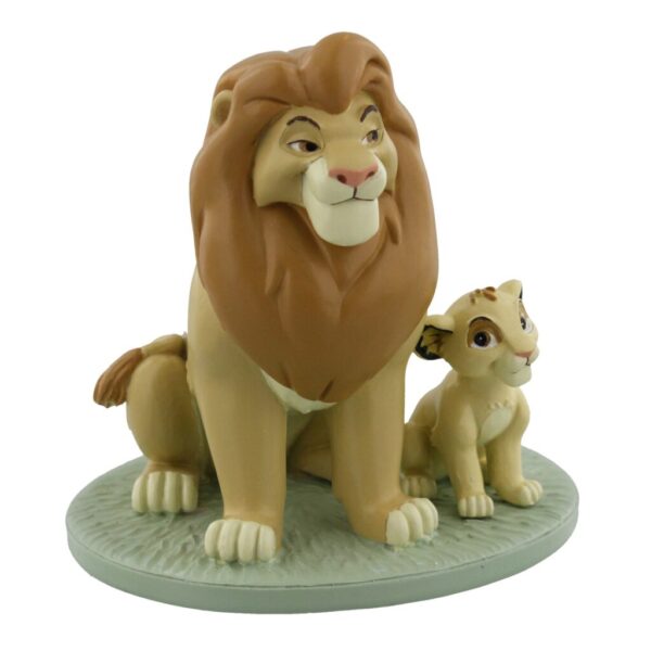 Beeldje Mufasa en Simba - My Daddy is King - Disney Magical Moments